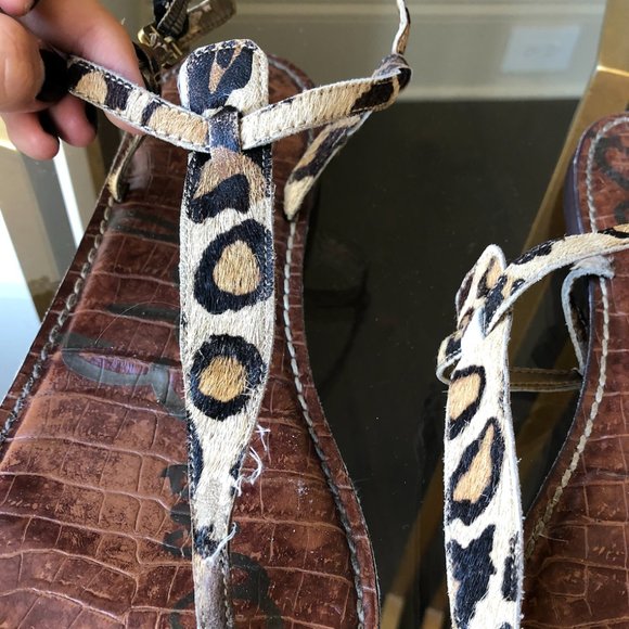 Sam Edelman Cheetah Sandals - Picture 1 of 8